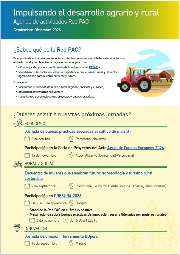 Documento divulgativo: Programación sep-dic 2026