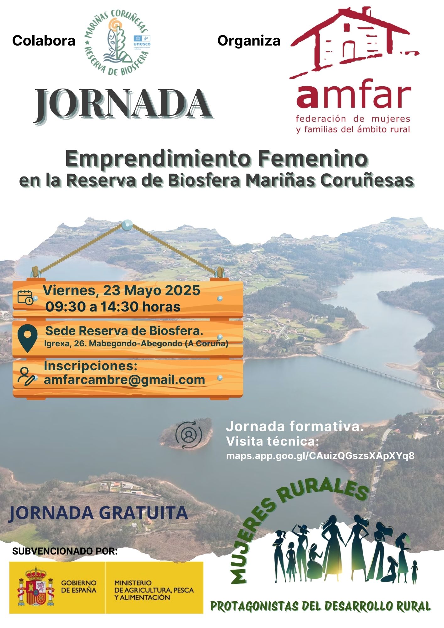 DÍA AMFAR “O EMPRENDEMENTO DA MULLER NA RESERVA DA BIOSFERA MARIÑAS CORUÑESAS”