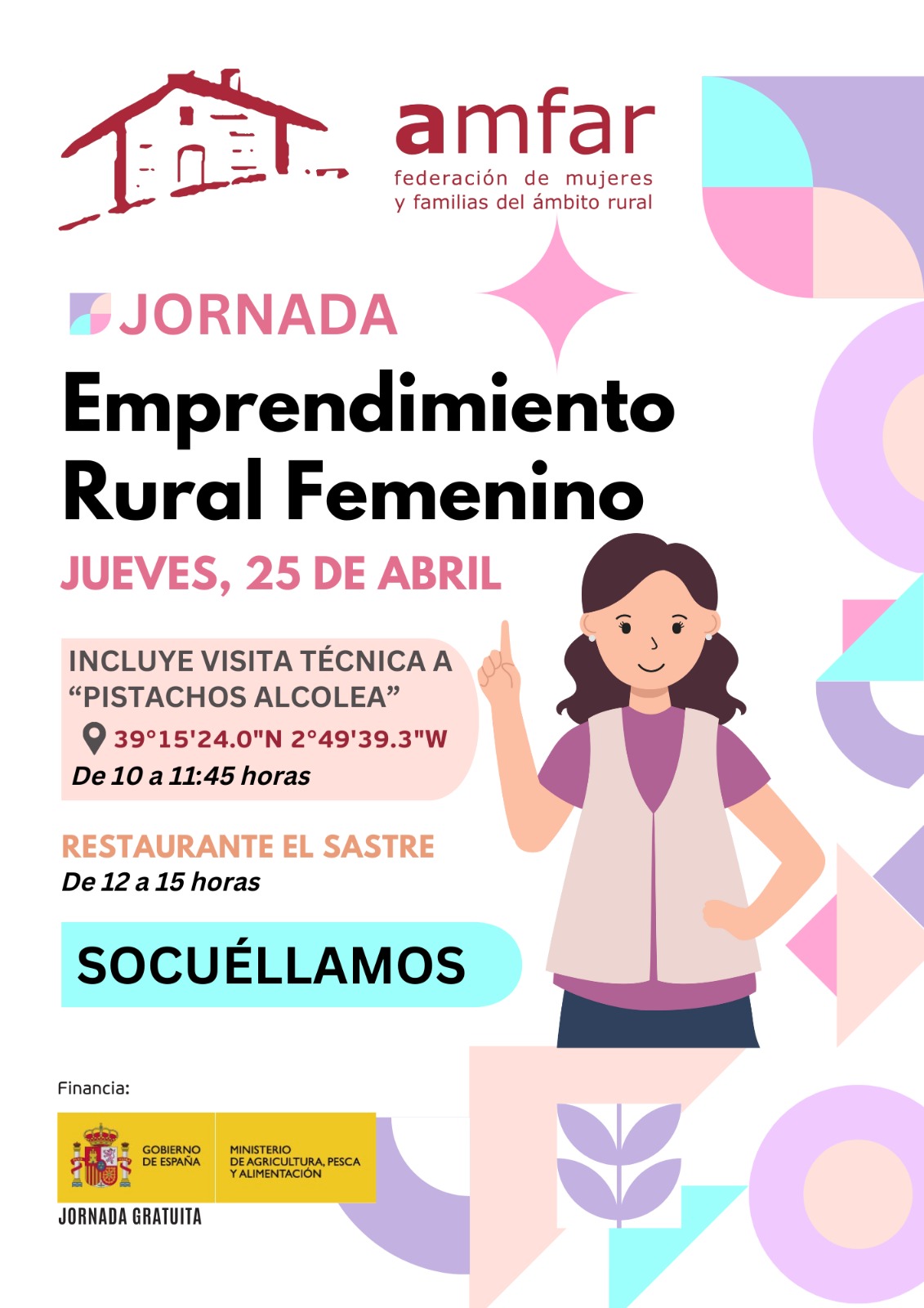 JORNADA AMFAR: “EMPRENDIMIENTO RURAL FEMENINO.”