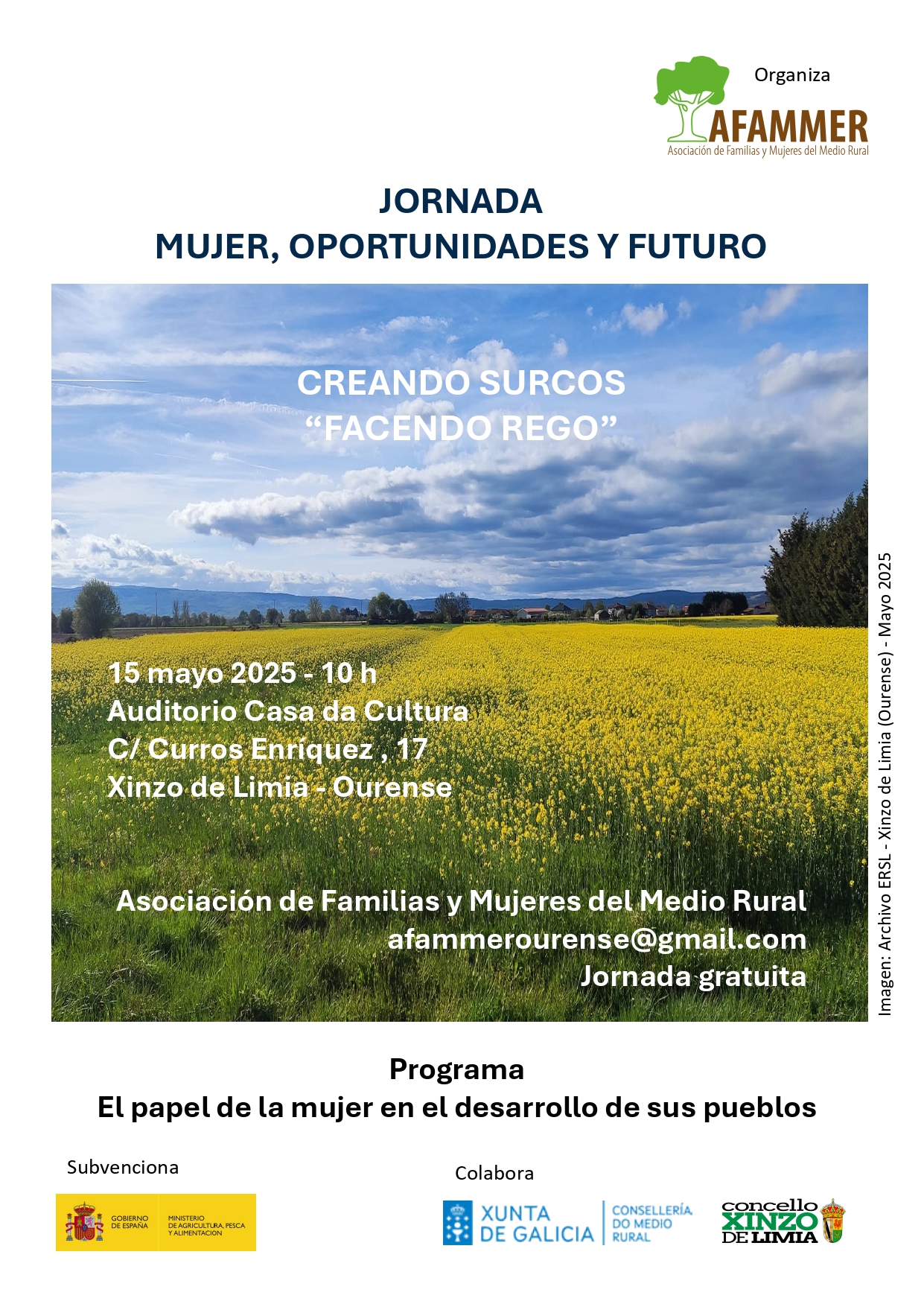 Jornada de AFAMMER en Xinzo de Limia