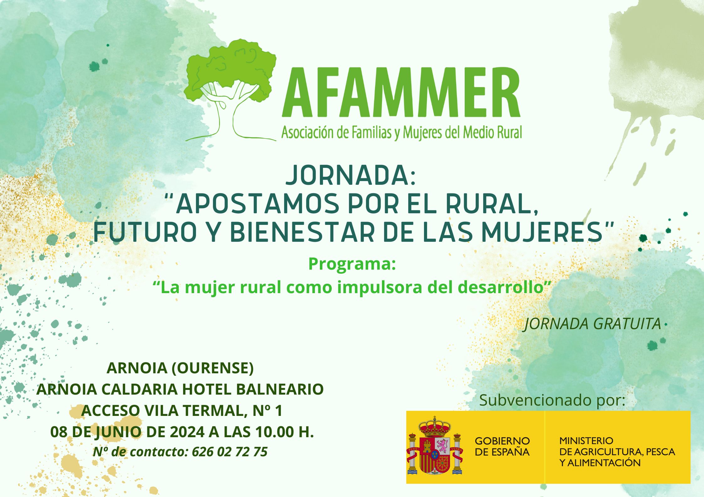 Jornada Mujer Rural de AFAMMER en Arnoia