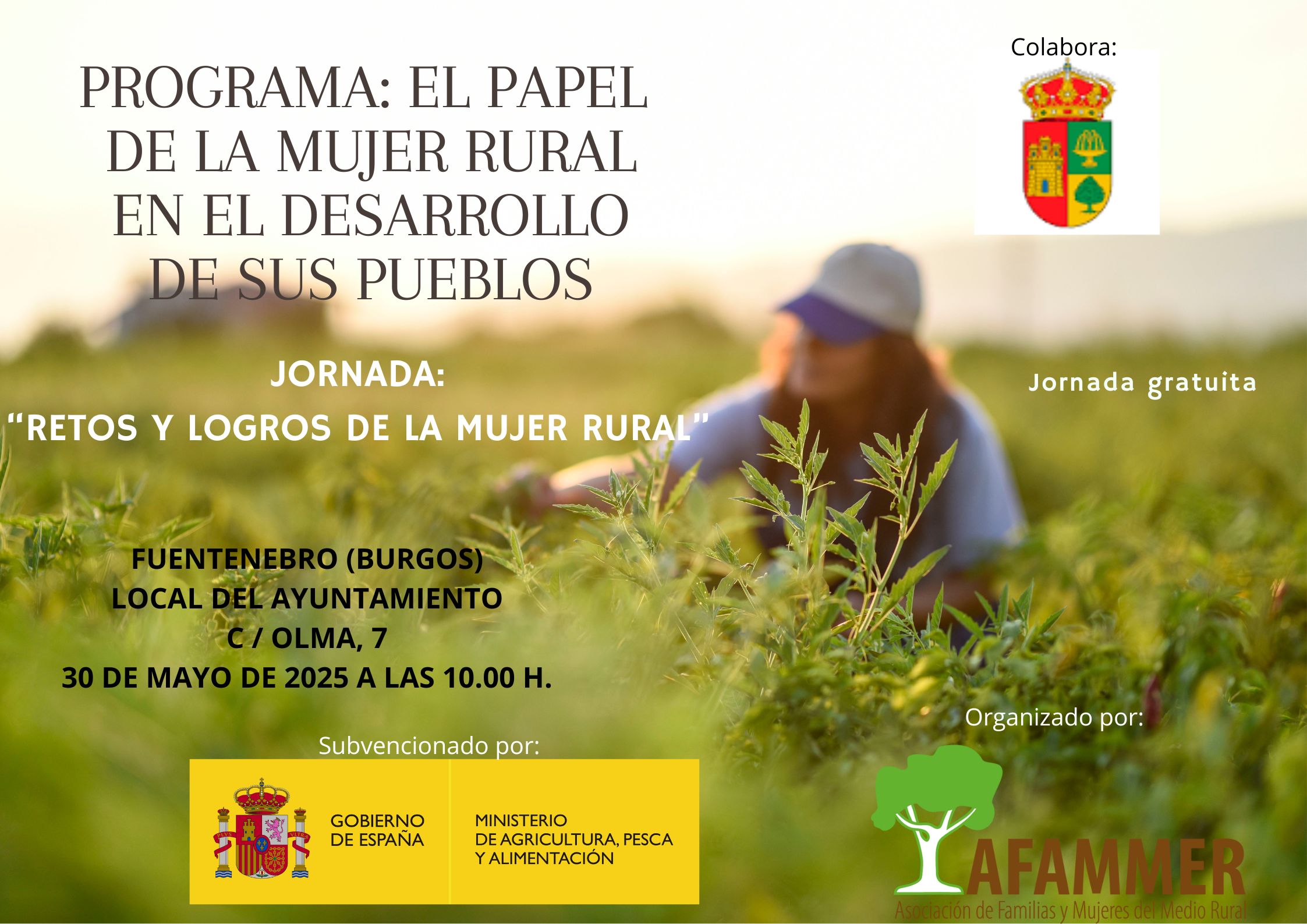 Conferencia AFAMMER en Fuentenebro 2025