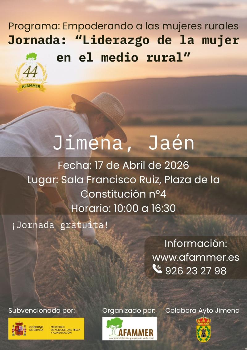 Jornada Liderazgo de la mujer rural en Jimena (Jaén)